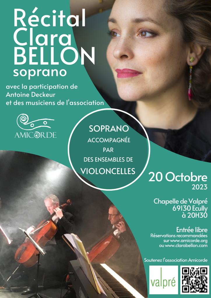 Recital Clara Bellon Ecully 20 octobre 2023